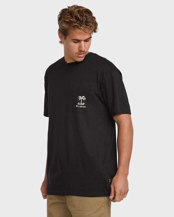 Billabong Troppo Premium Tee-Washed Black