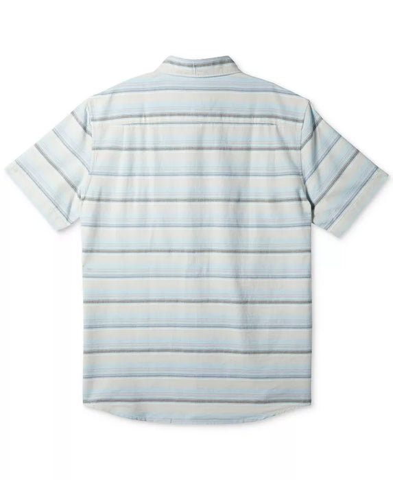 Quiksilver Youth Oxford Stripe Classic S/S Shirt-Grey Violet