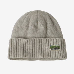 Patagonia Brodeo Beanie-OG Legacy Label: Crisp Grey