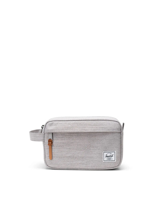 Herschel Chapter Travel Bag-Light Grey Crosshatch