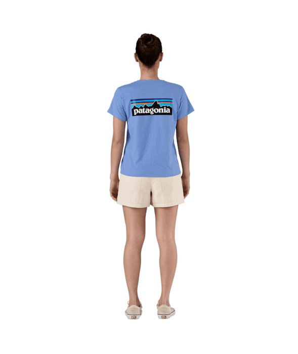 Patagonia P-6 Logo Responsibili-Tee-Abundant Blue