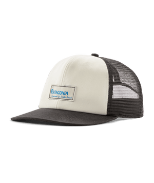 Patagonia Relaxed Trucker Hat-Water People Label: White