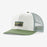 Patagonia Relaxed Trucker Hat-OG Legacy Label: Birch White