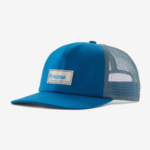 Patagonia Relaxed Trucker Hat-Water People Label: Endless Blue