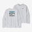 Patagonia Line Logo Ridge L/S Responsibili-Tee-White