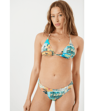 Roxy Postcards From Paradise Mini Tiki Tri Top-Multi