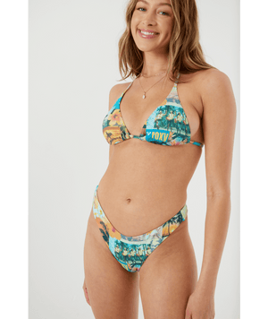 Roxy Postcards From Paradise Scoop Cheeky Bottom-Multi