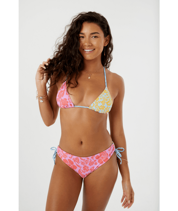 Roxy Tapestry Patchwork Mini Tiki Tri Top-Multi