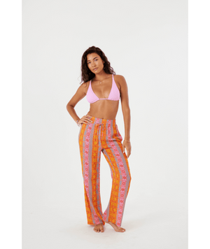 Roxy Beachside Cover Up Pants-Multi