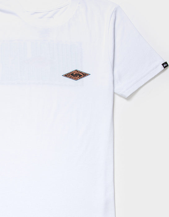 Quiksilver Youth Fossilized Tee-White