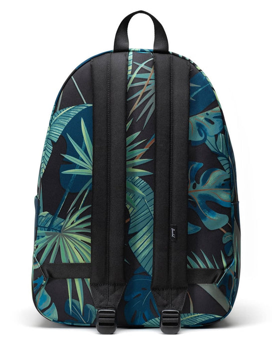 Herschel Classic XL Backpack-Black Palm Leaves