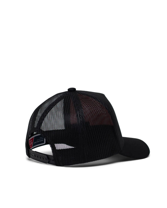 Herschel Whaler Tall Mesh Hat-Black