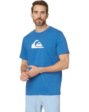 Quiksilver Comp Logo Tee-Star Sapphire