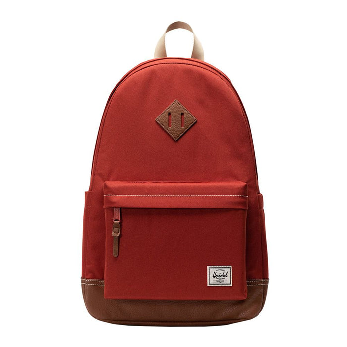 Herschel Heritage Backpack-Red Ochre/Tan/White Stitch