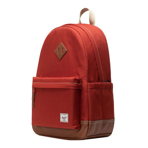 Herschel Heritage Backpack-Red Ochre/Tan/White Stitch