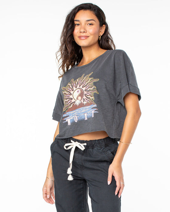 Roxy Free Spirit Tee-Phantom