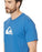 Quiksilver Comp Logo Tee-Star Sapphire