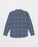 Volcom Caden Plaid L/S Shirt-Blueberry