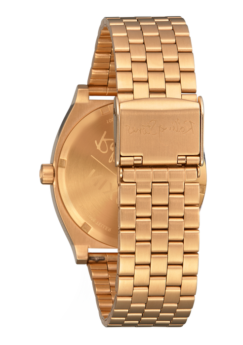 Nixon Rolling Stones Time Teller Watch-Gold/Gold