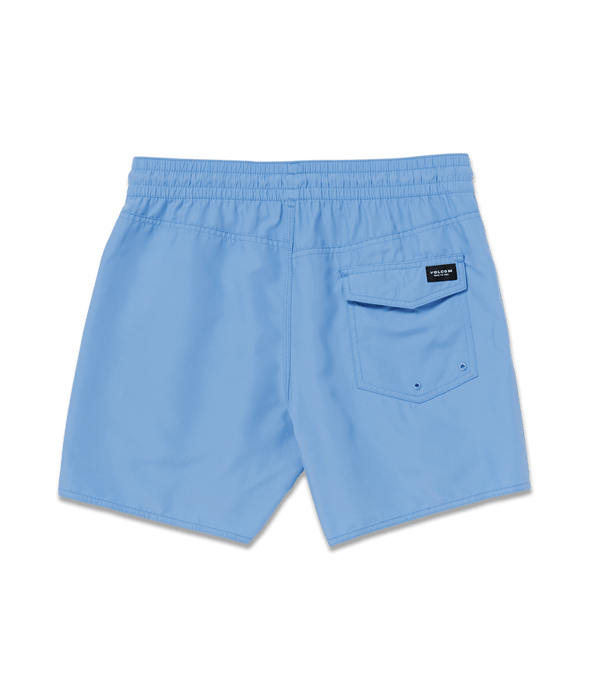 Volcom Lido Solid Trunk 16 Boardshorts-Blue Bird