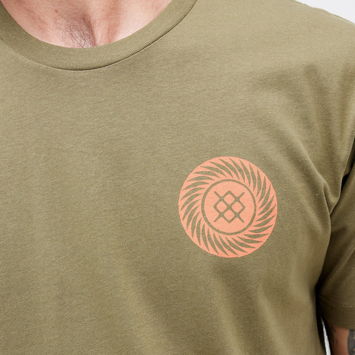 Stance Gyrate Tee-Military Green