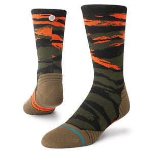 Stance Primal Light Crew Socks-Olive