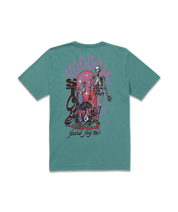 Volcom Awakened Tee-Service Blue