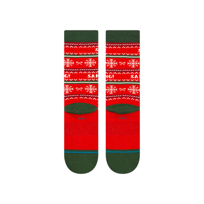 Stance I Know Him Crew Socks-Red