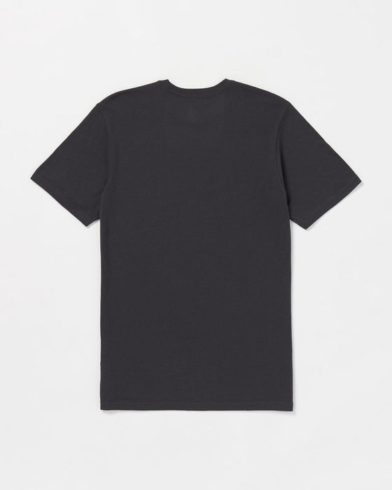 Volcom Quadrant Tee-Washed Black Heather