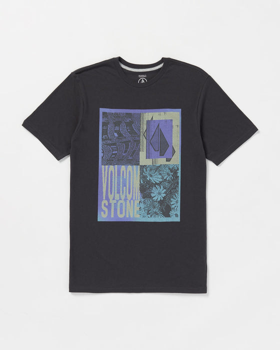 Volcom Quadrant Tee-Washed Black Heather