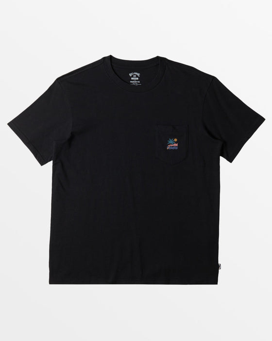 Billabong Youth Troppo Pocket Tee-Black