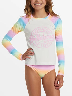 Billabong Girls Vista Dreamin L/S Bikini-Multi