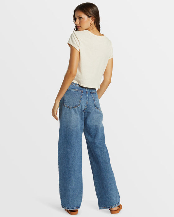 Billabong Aaliyah Jeans-Medium Denim