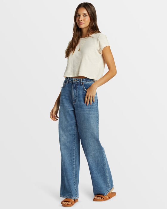 Billabong Aaliyah Jeans-Medium Denim