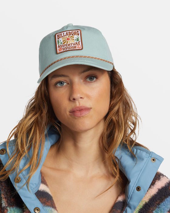 Billabong Womens Adiv Snapback Hat-Blue Haze