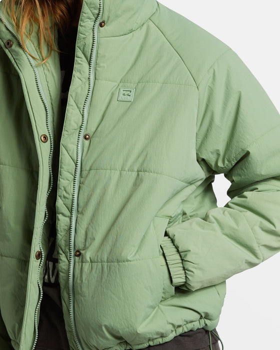 Billabong High Route Puffer Jacket-Salty Sage