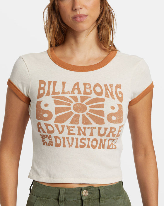 Billabong Summer Camp Tee-White Cap