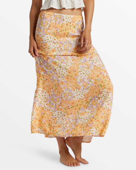 Billabong Midi Moment Skirt-Peach Whip