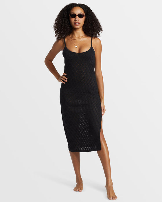 Billabong Day Dream Dress-Black Pebble