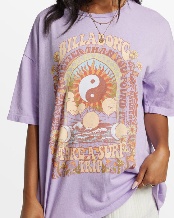 Billabong Surf Trip Tee-Tulip