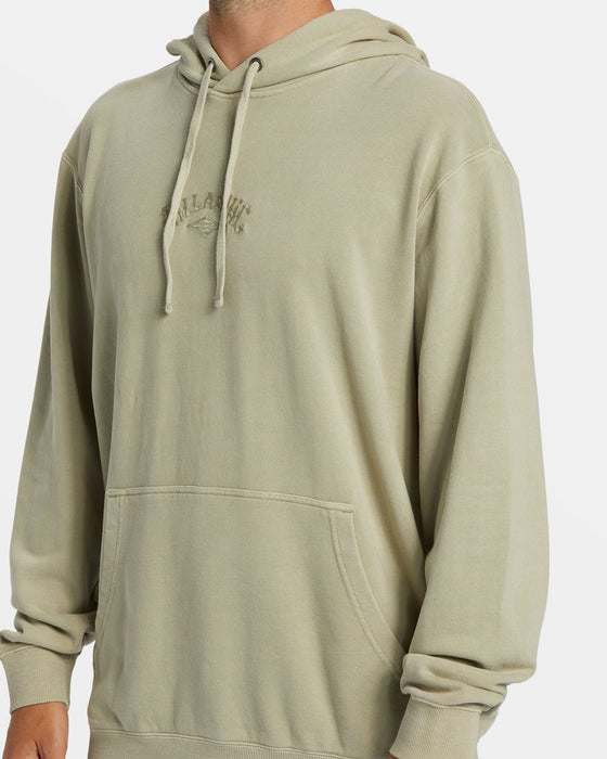 Billabong Wave Washed Pullover Sweatshirt-Oyster