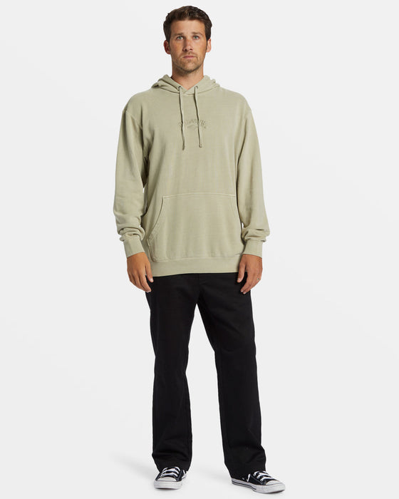 Billabong Wave Washed Pullover Sweatshirt-Oyster