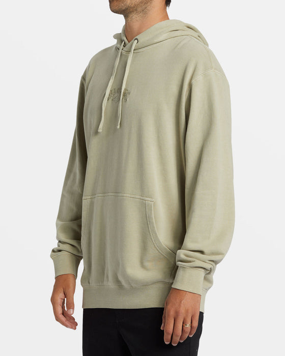 Billabong Wave Washed Pullover Sweatshirt-Oyster