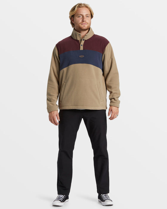 Billabong Boundary Mock Snap Jacket-Dune