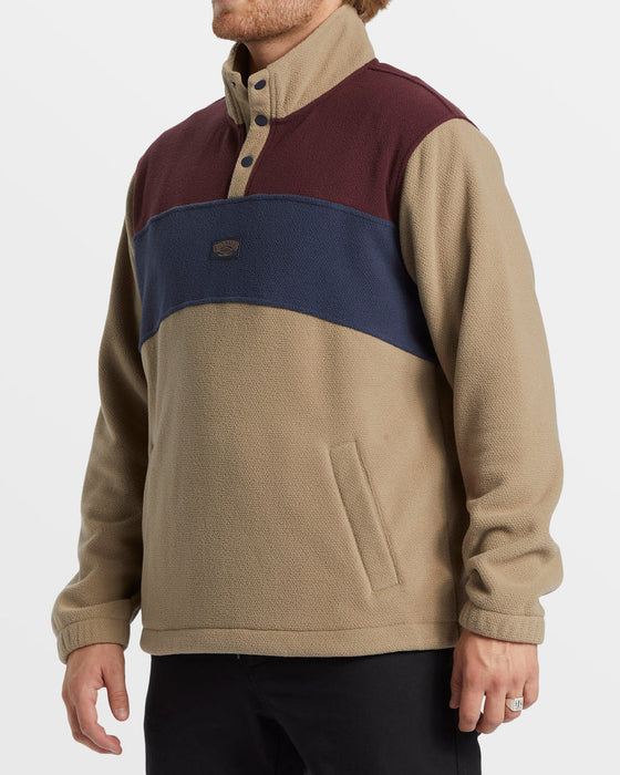 Billabong Boundary Mock Snap Jacket-Dune