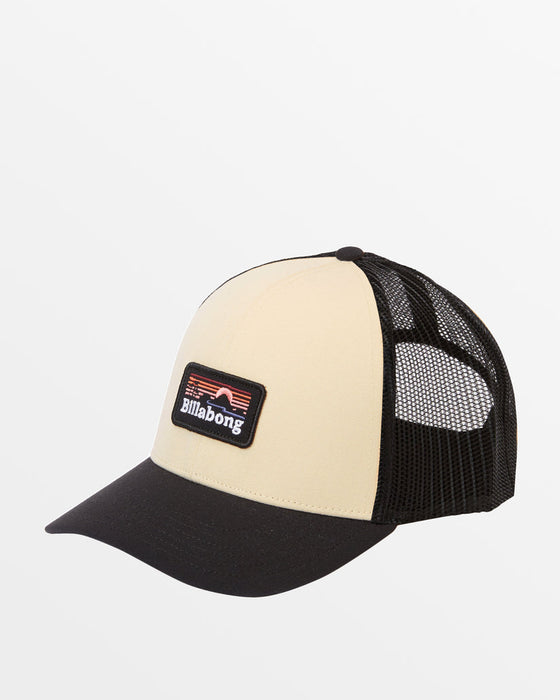 Billabong Adiv Range Trucker Hat-Black/Tan