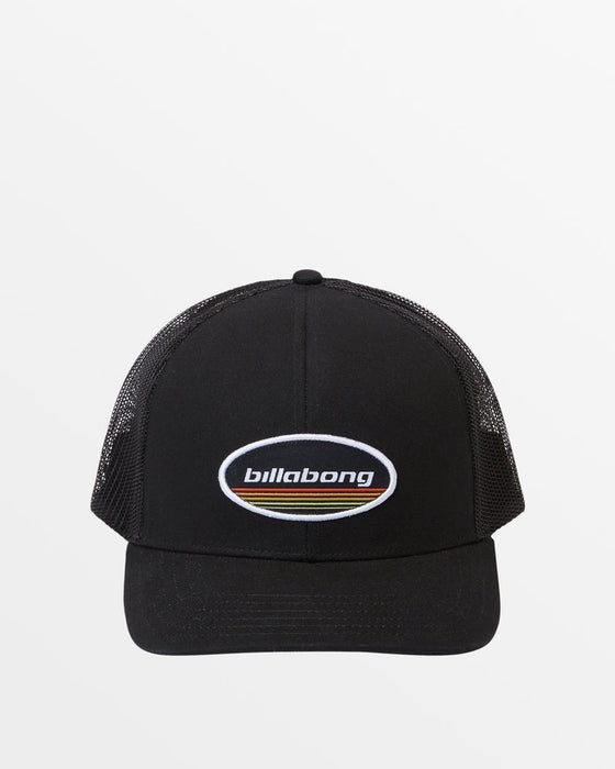 Billabong Walled Trucker Hat-Black