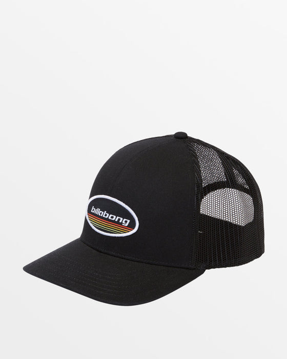 Billabong Walled Trucker Hat-Black