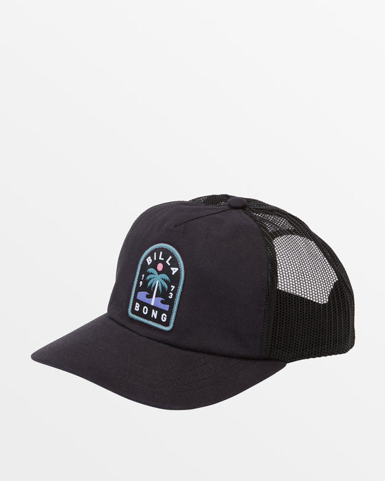 Billabong Lounge Trucker Hat-Black