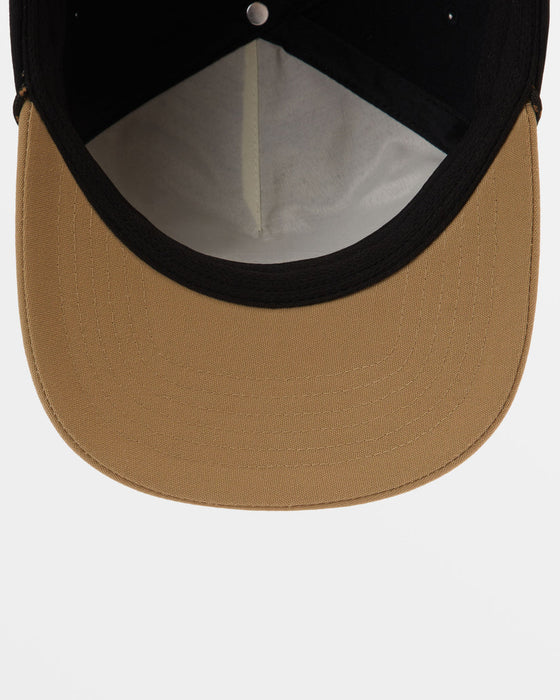 Billabong Adiv Strapback Hat-Black/Tan